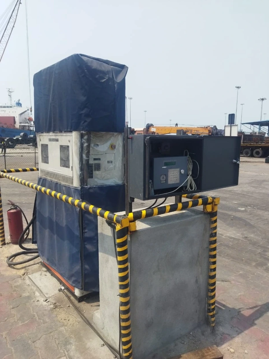 stationary fuel management system for industrial use